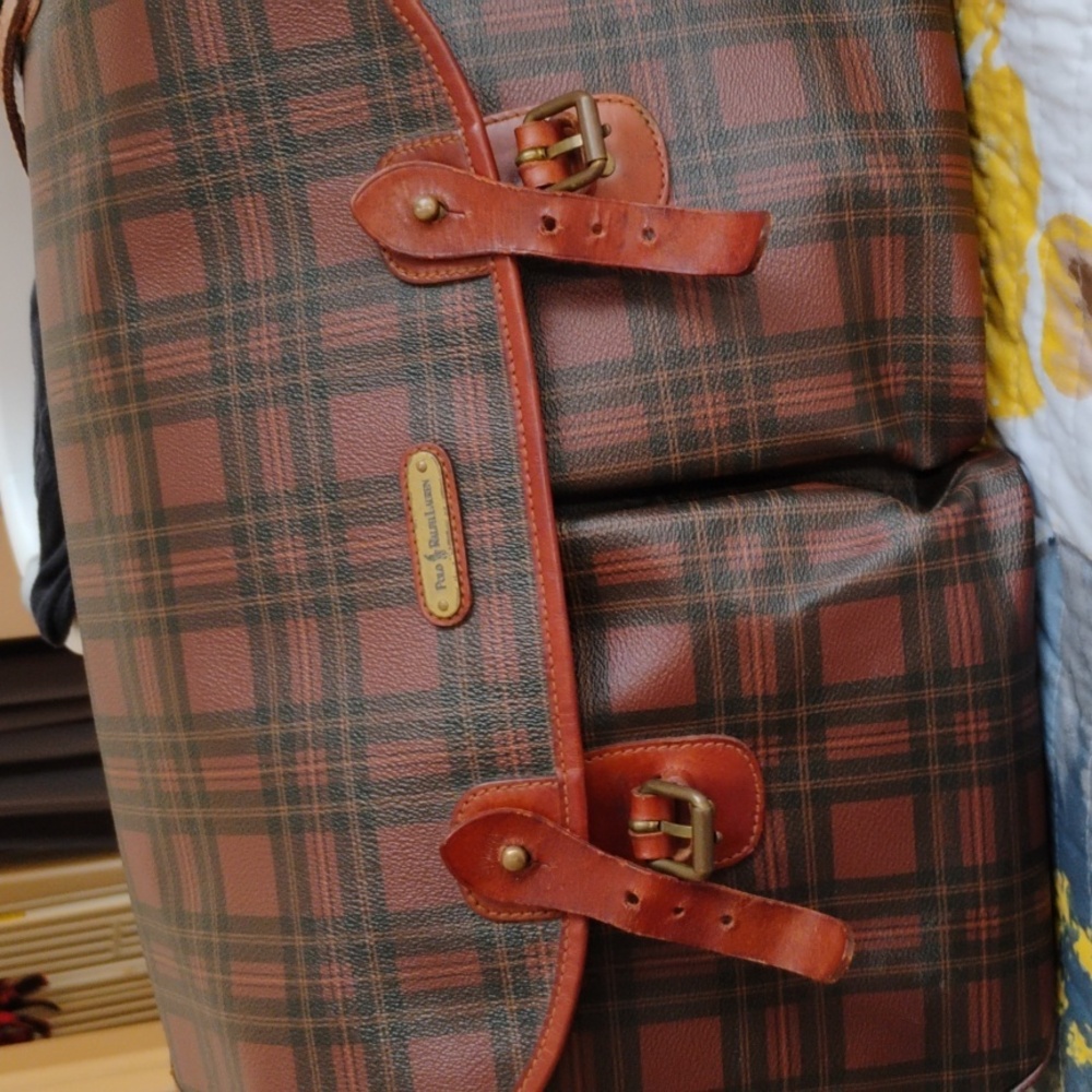 Polo Ralph Lauren Tartan Plaid Satchel.